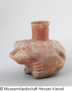 Gefäß in Form eines Frosches Bild1